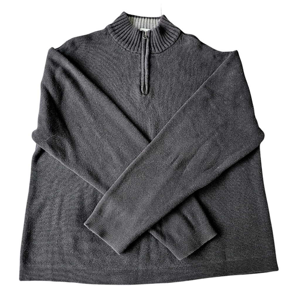 Men's Long-sleeved Pullover Heavyweight Knit Sweater, Black, XL, Old Navy - Picture 12 of 12